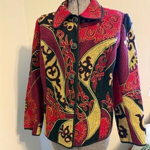 Artistic Multicolor Women's Blazer